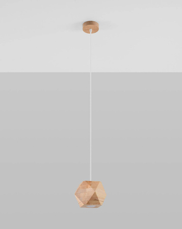 Sollux lampa wisząca Woody GU10 drewniana SL.1011