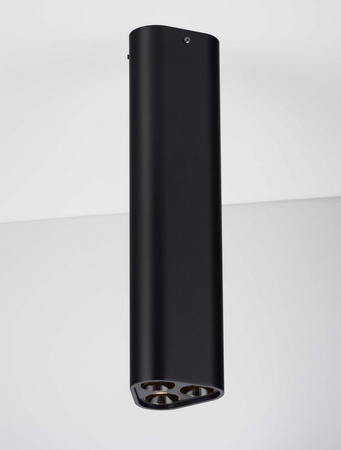 Luces Exclusivas lampa sufitowa LED Tachira 6W 462lm 3000K IP20 wys. klosza 20 cm czarna LE44912