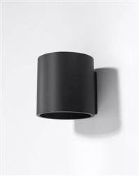 Sollux kinkiet techniczny Orbis 1 G9 czarny SL.0048