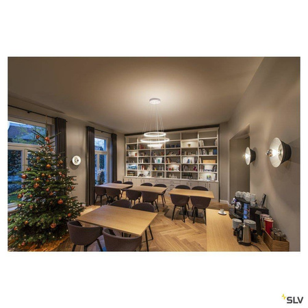 SLV lampa wisząca LED Halo 65W 4200lm 3000/4000K biała 1002914