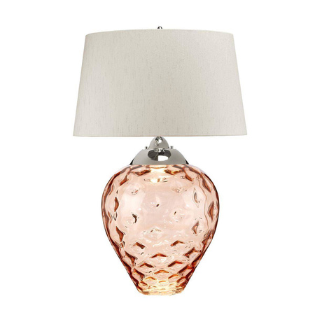Quintiesse lampka biurkowa Samara 2xE27 + GU10 szaro/pomarańczowy Ø51cm QN-SAMARA-TL-LRG-SLM