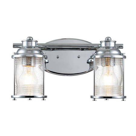 Quintiesse kinkiet łazienkowy Ashland Bay 2xE27 chrom IP44 QN-ASHLANDBAY2-PC-BATH