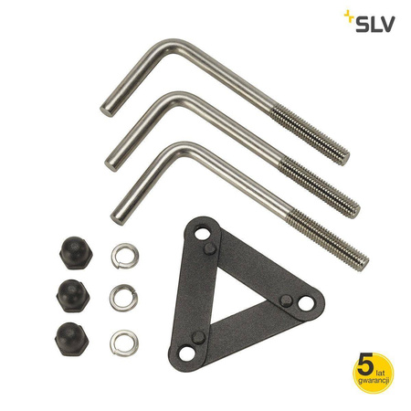 SLV lampa stojąca zewnętrzna LED Slots 65 4,5W 200lm 3000K 68° antracytowa 9cm IP44 231455