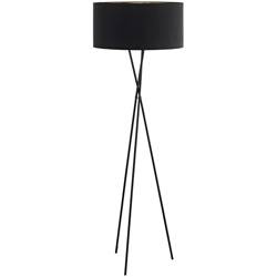 Eglo lampa podłogowa Fondachelli E27 czarna 151,5cm 95541