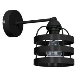 Milagro kinkiet Lars E27 czarny MLP797