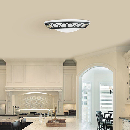 Rabalux plafon Athen E14 czarno/biały 3721