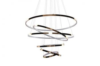 Azzardo lampa wisząca LED Wheel Long 140W 8400lm 3000K złota ściemnialna AZ2921