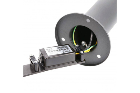 GTV lampa stojąca zewnętrzna Kerta-P 80 E27 grafitowa 80,2cm IP44 OS-KERTP80-30