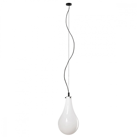 Kaspa lampa wisząca Stilla E27 1x25W czarny/biały 11160102