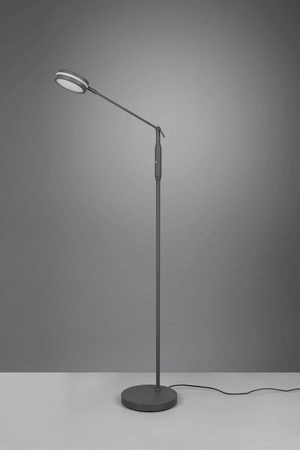 Trio lampa podłogowa LED Franklin 6W 650lm 2700/3200/4000K antracytowa ściemnialna 133cm 426510142