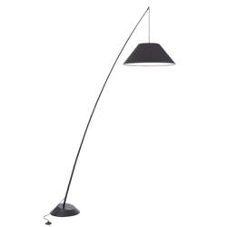 Maytoni lampa podłogowa Campanula E27 czarna 235cm Z002FL-01B