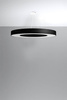 Sollux lampa wisząca Saturno Slim 90 8xE27 czarna SL.0798