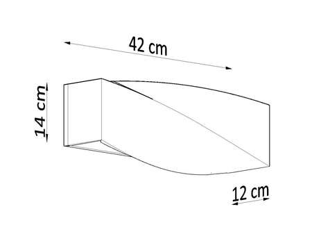Sollux kinkiet Sigma E27 biały SL.0003