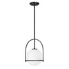 Quintiesse lampa wisząca Somerset E27 czarna QN-SOMERSET-P-O-BK