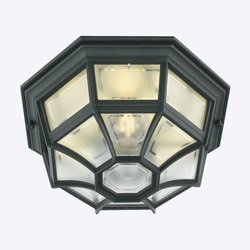 Norlys plafon zewnętrzny Latina E27 czarny IP44 105B