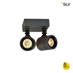 SLV kinkiet (reflektorki) zewnętrzny Myra 2xGU10 antracytowy IP55 233095