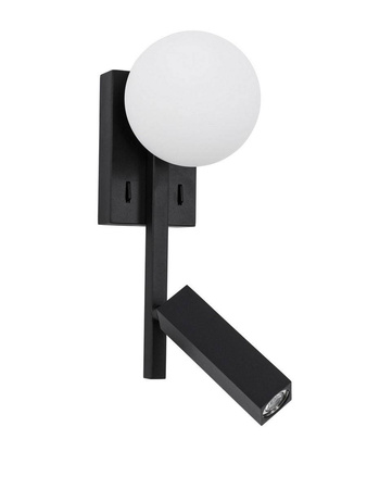 Luces Exclusivas kinkiet Ubeda G9 + LED 3W 200lm 3200K czarno/biały LE41807