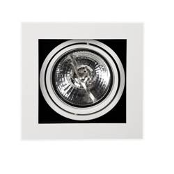 Orlicki Design oczko stropowe Cardo I Bianco GU10/ES111 biało/czarne OR83361