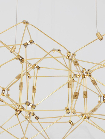 Luces Exclusivas żyrandol / lampa wisząca LED Asis 21,6W 1633lm 3000K złota LE42727