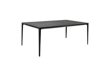 King Home Stół SLIM 140x80 czarny - ceramiczny      marmur, aluminium KH1501100160