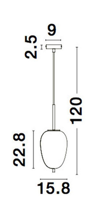 Luces Exclusivas lampa wisząca Marc E14 czarna LE42723