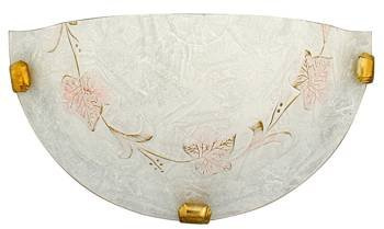 Candellux kinkiet Bona E27 biało/mosiężny 11-62232