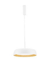 Luces Exclusivas lampa wisząca LED Caracollo ściemnialna Ø 45 cm 40W 3111lm 3000K IP20 biało/drewniana LE44813