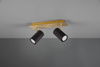 Trio kinkiet (reflektorki) Marley 2xGU10 czarno/złoty 802400280