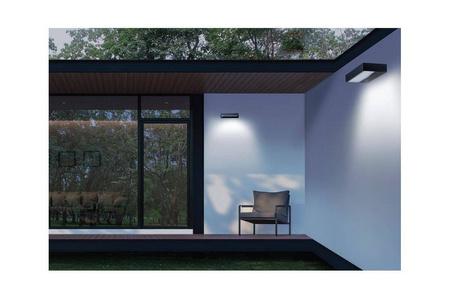 Azzardo kinkiet zewnętrzny LED Cosel 2x(4W 650lm 3000K) 8W 1300lm szary IP54 AZ4354