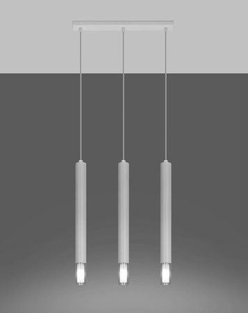 Sollux lampa wisząca Wezyr 3 3xG9 biała SL.0959