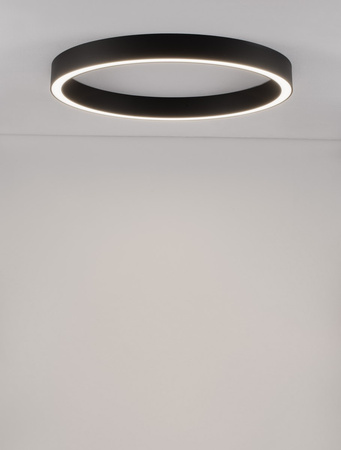 Luces Exclusivas lampa sufitowa LED Milpa ściemnialna Ø 80 cm 50W 2968lm 3000K IP20 czarna LE43278