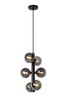 Lucide lampa wisząca Tycho 6xG9 / 28W czarna 45474/06/30
