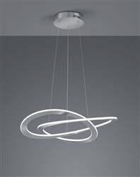 Trio lampa wisząca LED Oakland 52W 5650lm 3000K nikiel 321710107