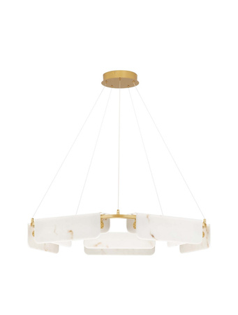 Luces Exclusivas lampa wisząca LED Mairana ściemnialna Ø 93 cm 45W 2707lm 3000K IP20 złota LE44617