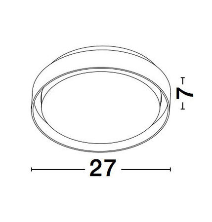 Luces Exclusivas plafon zewnętrzny LED Guadalajara 20W 1550lm 3000K biały IP65 LE71612