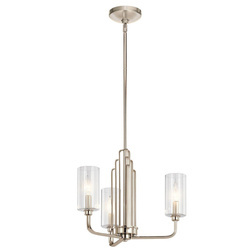 Quintiesse lampa wisząca Kimrose 3xE14 nikiel QN-KIMROSE3-PN