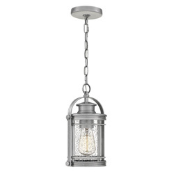 Quintiesse lampa wisząca zewnętrzna Booker E27 aluminiowa IP44 QN-BOOKER8-S-IA