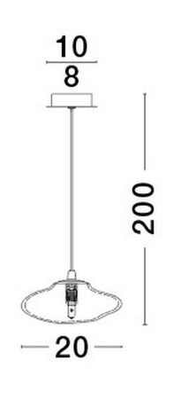 Luces Exclusivas lampa wisząca Nayarit G9 złota LE42898