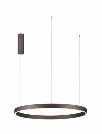 Luces Exclusivas lampa wisząca LED Bari ściemnialna Ø 80 cm 77W 3326lm 3000K IP20 brązowa LE44319