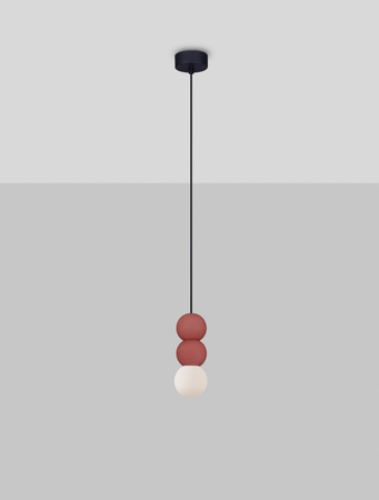 Luces Exclusivas lampa wisząca LED Ibague Ø 8 cm G9 3x5W IP20 czerwona LE44664