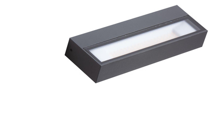 Azzardo kinkiet zewnętrzny LED Casola 12W 3000K szary IP54 AZ4356