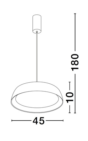 Luces Exclusivas lampa wisząca LED Caracollo ściemnialna Ø 45 cm 40W 3111lm 3000K IP20 biało/drewniana LE44813