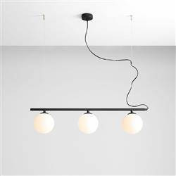 Aldex lampa wisząca Beryl 3xE14 czarna 1006E_1