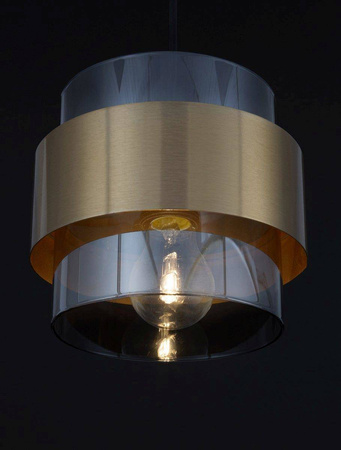 Luces Exclusivas lampa wisząca Vieja Ε27 czarno/złota LE42623