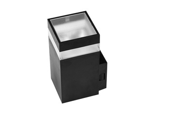 Azzardo kinkiet zewnętrzny LED Jason SQ 9W 800lm 4000K czarny IP65 AZ5221