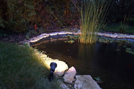 Su-ma lampa stojąca zewnętrzna Prit GU10 czarna 34,8cm IP55 LK4001-15A