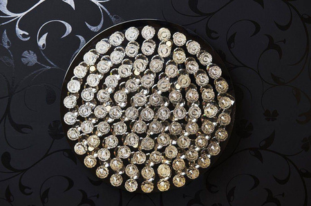 Azzardo plafon Bolla 38 5xG9 złoty Ø38cm AZ3083