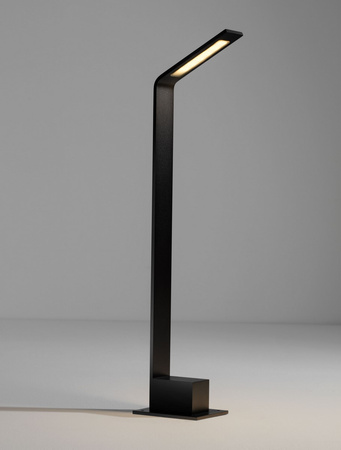 Luces Exclusivas lampa stojąca zewnętrzna LED 7W 707lm 3000K IP65 wys. 61 cm czarna LE73611