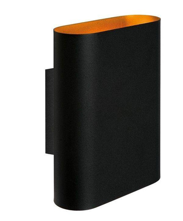 Lucide kinkiet Ovalis 2xE14 czarna 12222/02/30