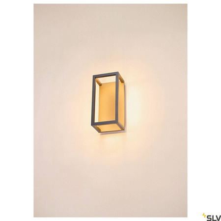 SLV kinkiet zewnętrzny LED Quadrulo 8W 270lm 3000K antracytowy IP55 1005201